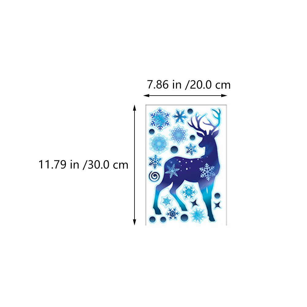 9 Sheets Christmas Window Deca - Snowflake Window Decal บทวิจารณ์และราคา