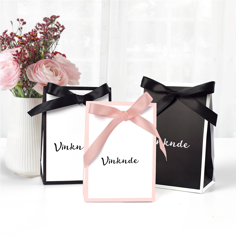 Customized Logo Paper Jewelry  - Ribbon Bow Gift บทวิจารณ์และราคา