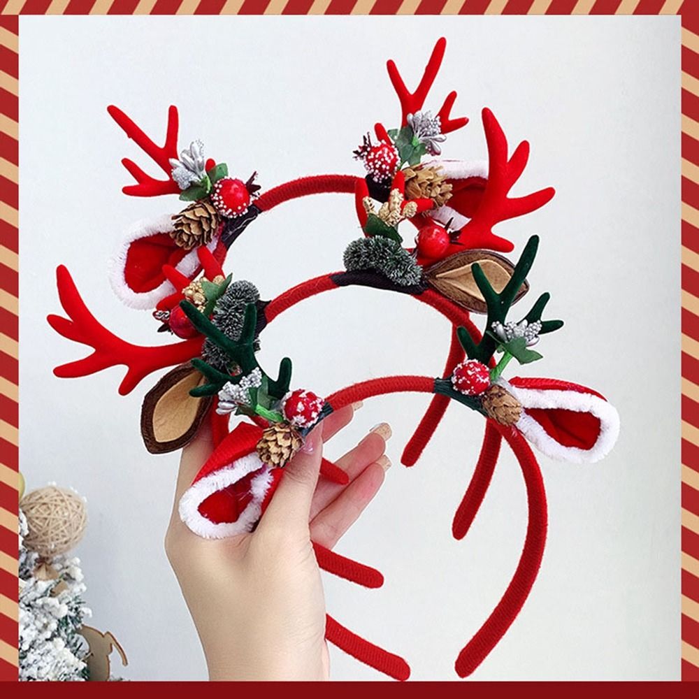 Funny Christmas Decoration Chr - Reindeer Antlers Headband บทวิจารณ์และราคา