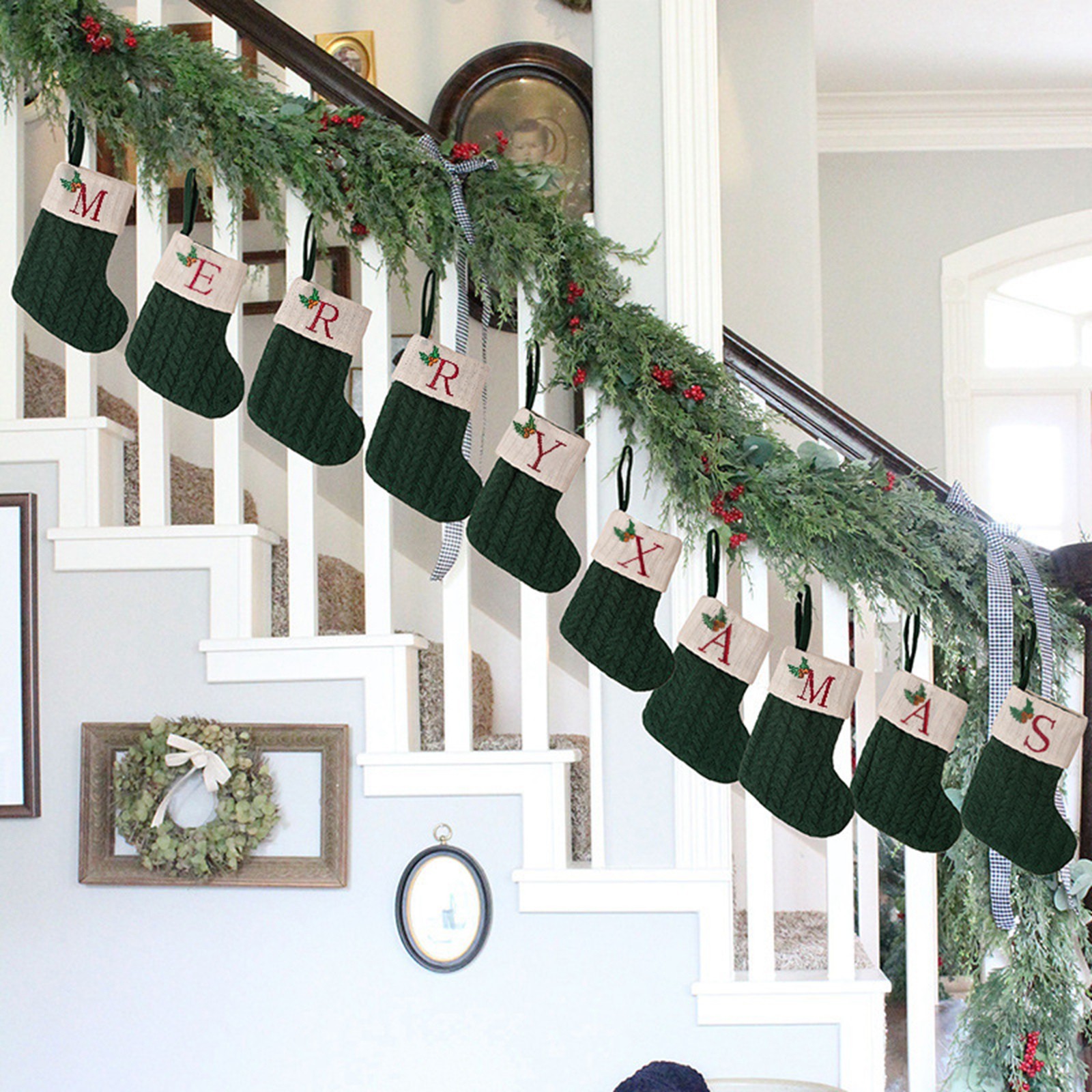 Christmas Socks Eye-catching L - Christmas Stocking Hanging บทวิจารณ์และราคา