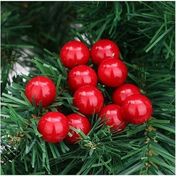500/50pcs Mini Artificial Red  - Christmas Wreath Fake บทวิจารณ์และราคา