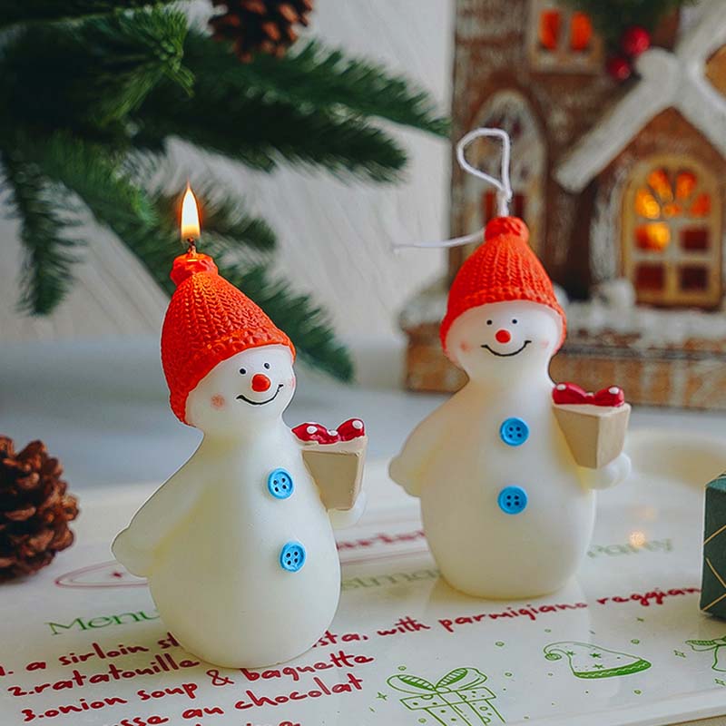 Christmas Candles Home Decorat - Holiday Candle Set บทวิจารณ์และราคา