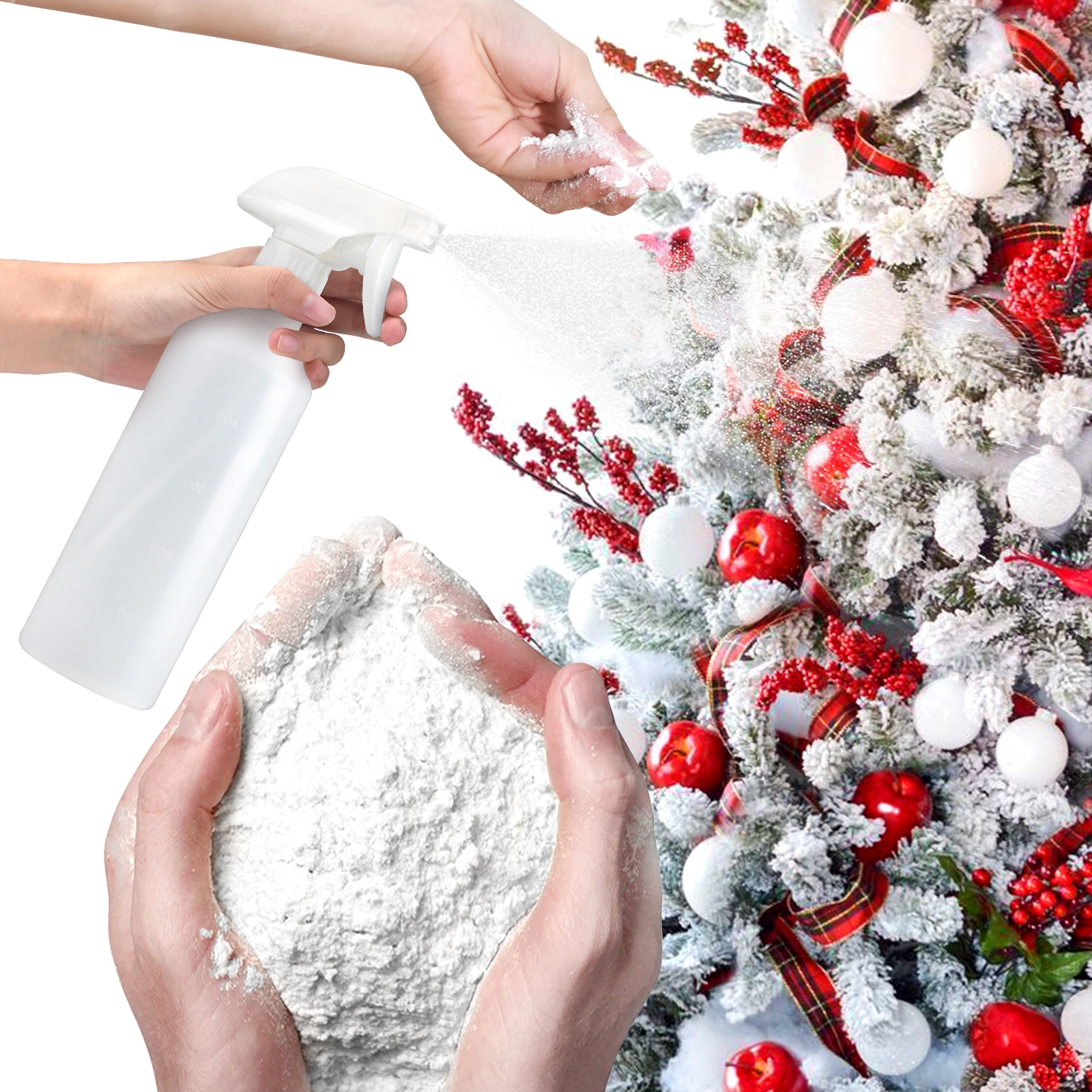 Artificial Fake Snow Flocking  - Christmas Wreath Fake บทวิจารณ์และราคา