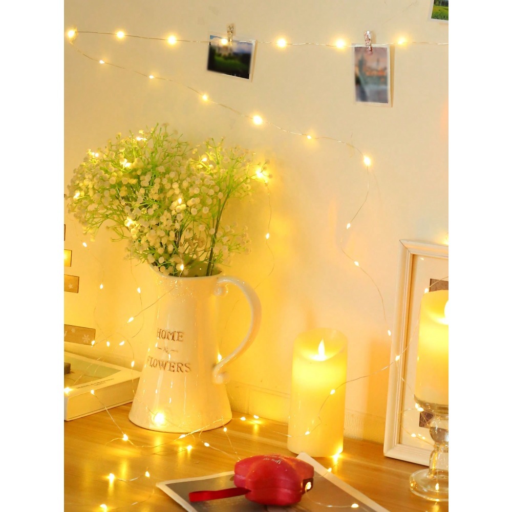 1pc Warm White LED Copper Wire - Led Fairy String Lights บทวิจารณ์และราคา
