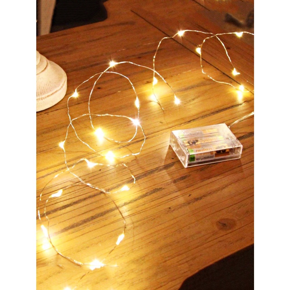 1pc Warm White LED Copper Wire - Led Fairy String Lights บทวิจารณ์และราคา