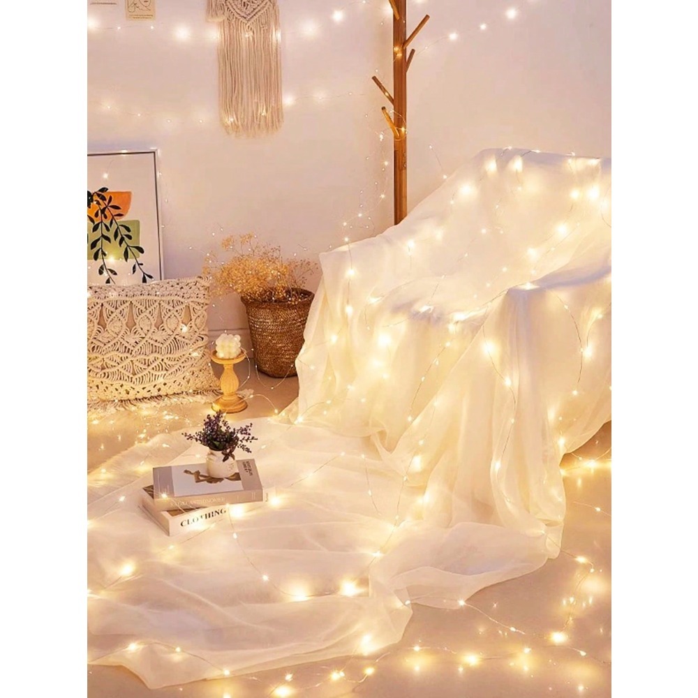1pc Warm White LED Copper Wire - Led Fairy String Lights บทวิจารณ์และราคา