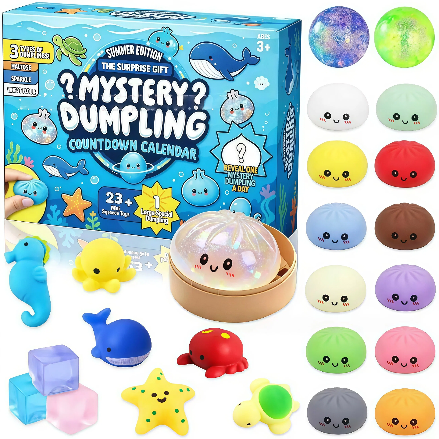 Maltose Squishy Advent Calenda - Advent Calendar Gift บทวิจารณ์และราคา