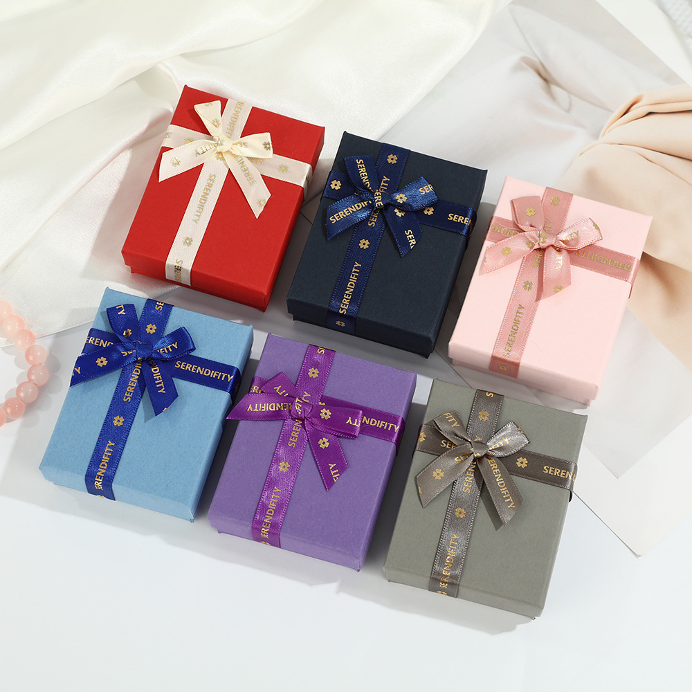 Bow Tie Jewellery Pack Box Rin - Ribbon Bow Gift บทวิจารณ์และราคา