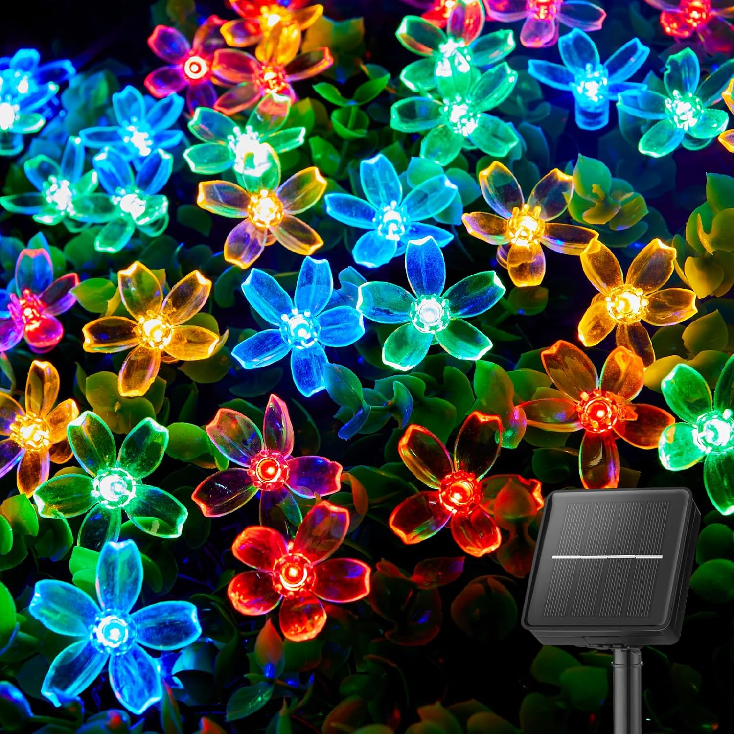 60 LED Flower Solar String Lig - Led Fairy String Lights บทวิจารณ์และราคา