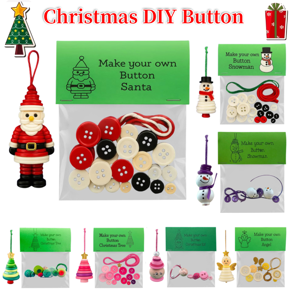 DIY Button Snowman Ornament Ki - Christmas Stocking Hanging บทวิจารณ์และราคา