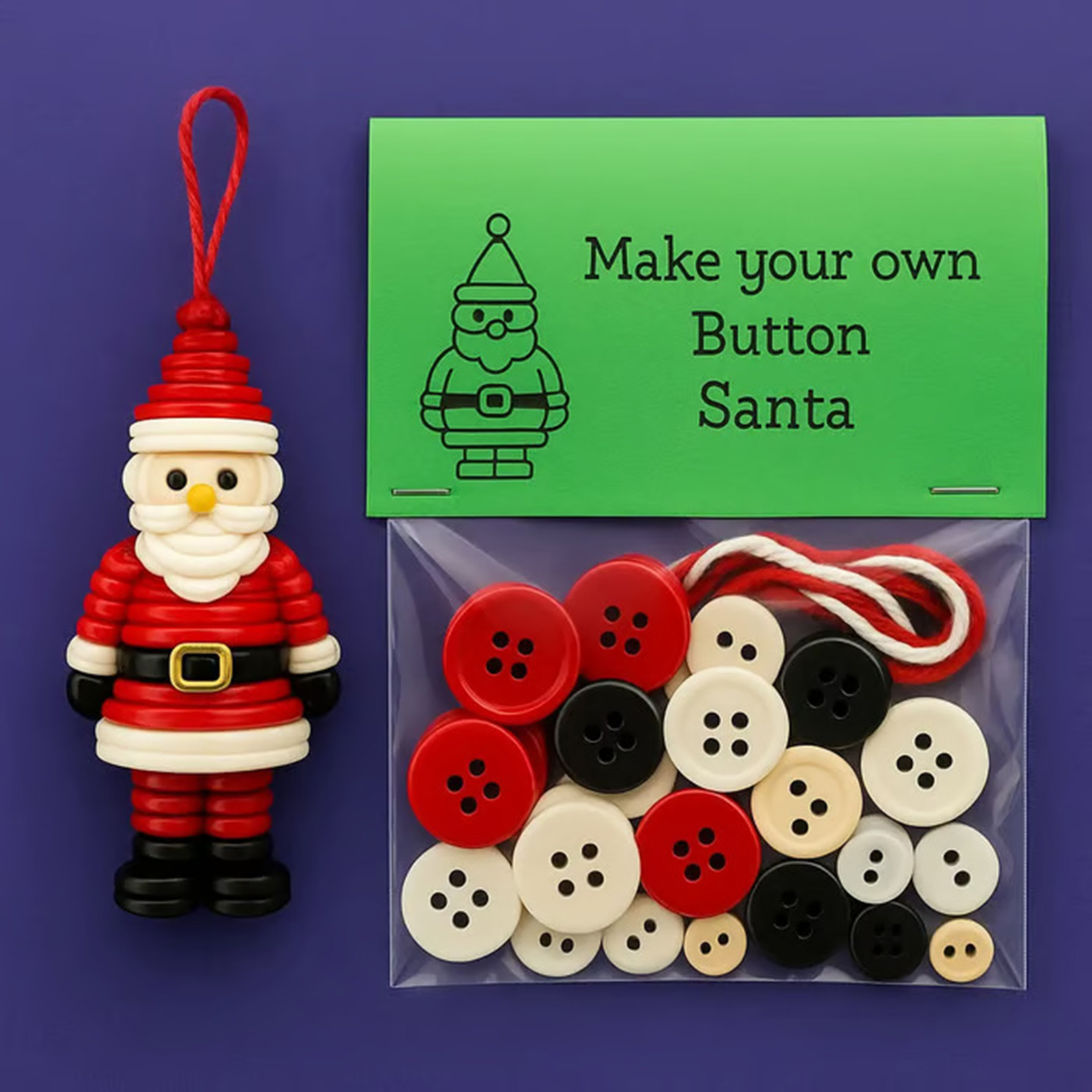 DIY Button Snowman Ornament Ki - Christmas Stocking Hanging บทวิจารณ์และราคา