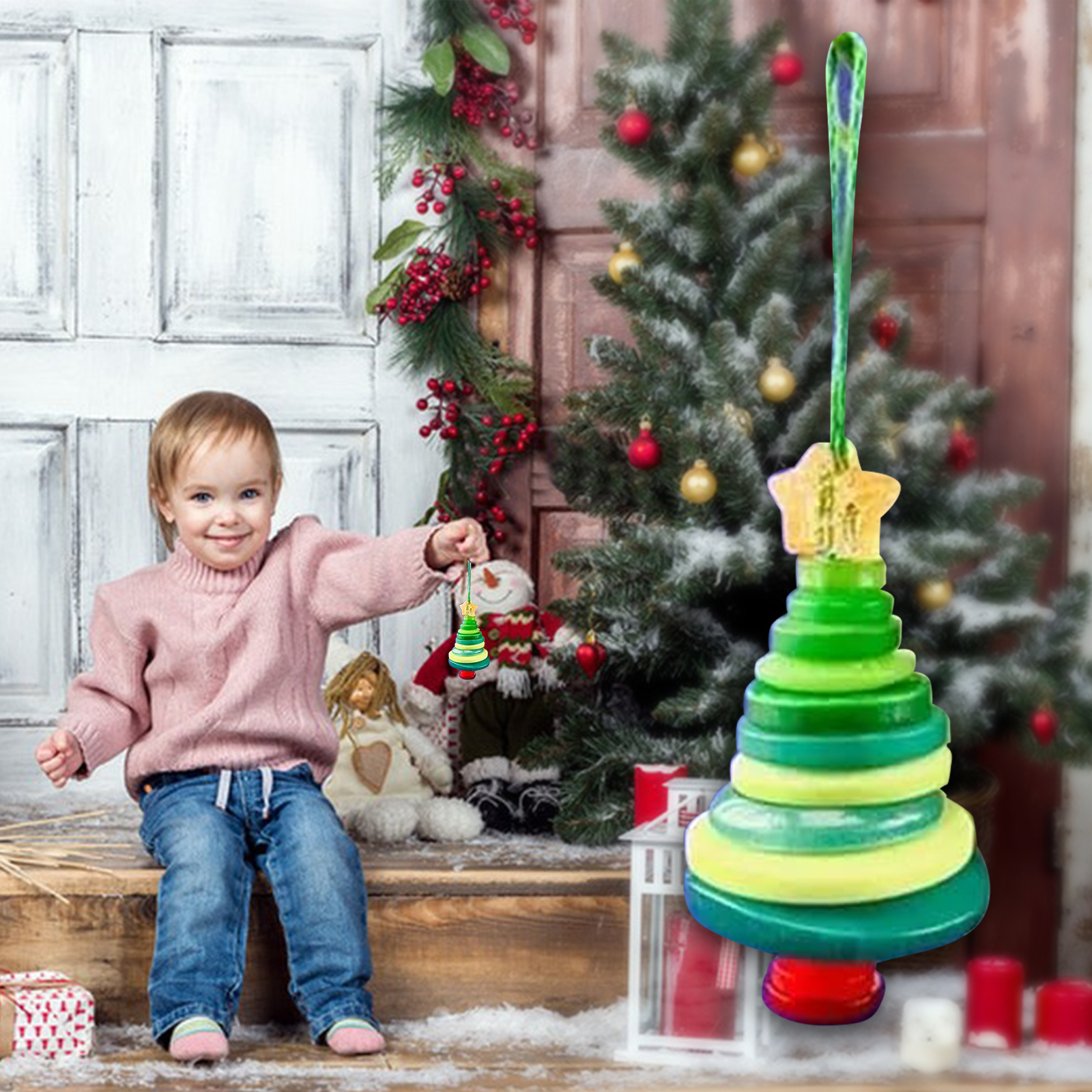 DIY Button Snowman Ornament Ki - Christmas Stocking Hanging บทวิจารณ์และราคา