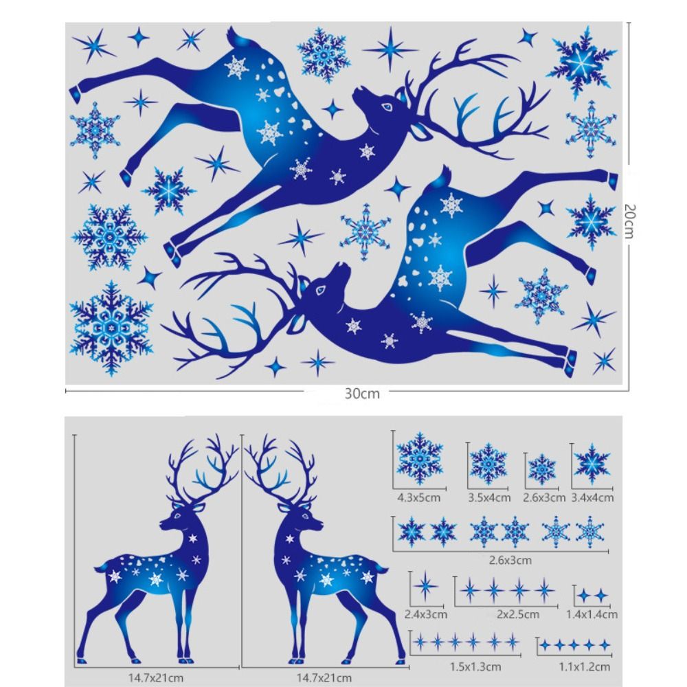 6 Pieces High Quality PVC Chri - Snowflake Window Decal บทวิจารณ์และราคา