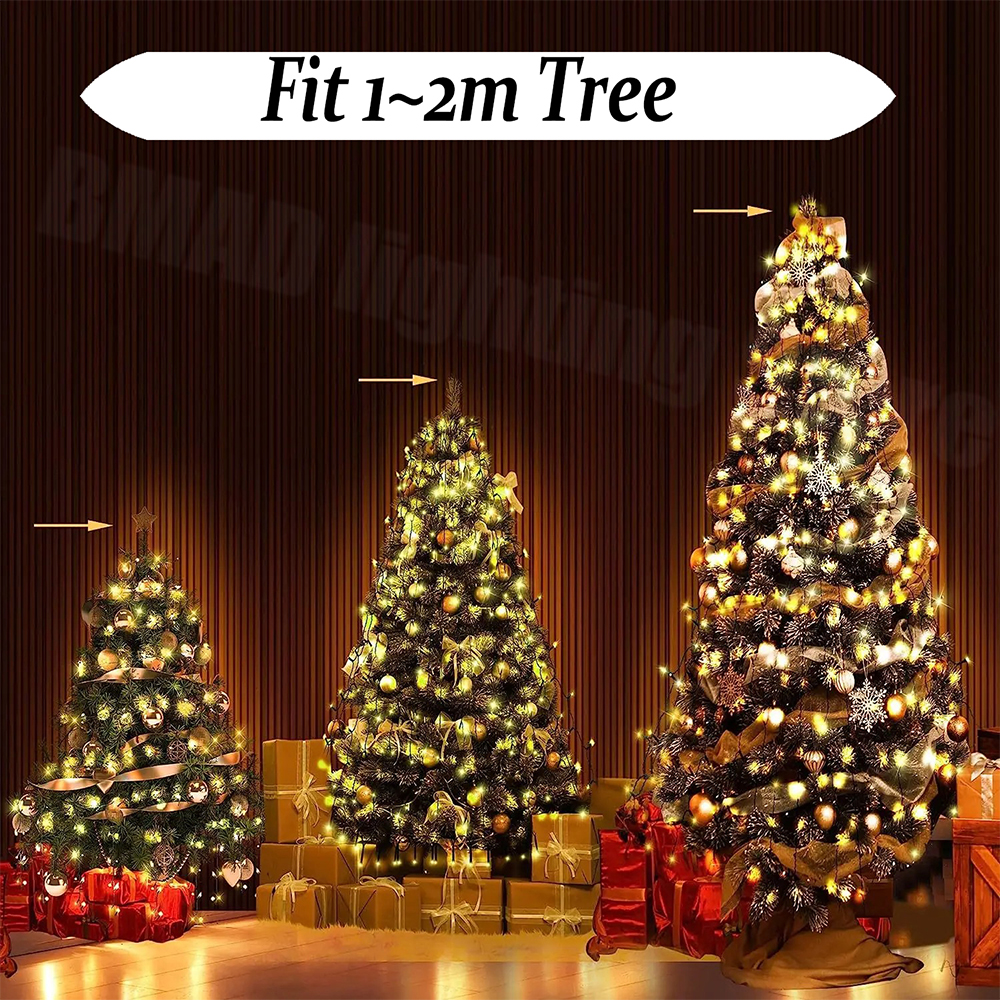 Christmas Tree Waterfall Light - Led Fairy String Lights บทวิจารณ์และราคา