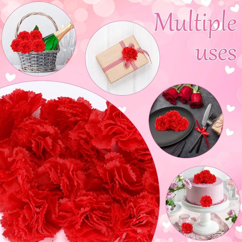 10/20Pcs Rose Artificial Flowe - Christmas Wreath Fake บทวิจารณ์และราคา